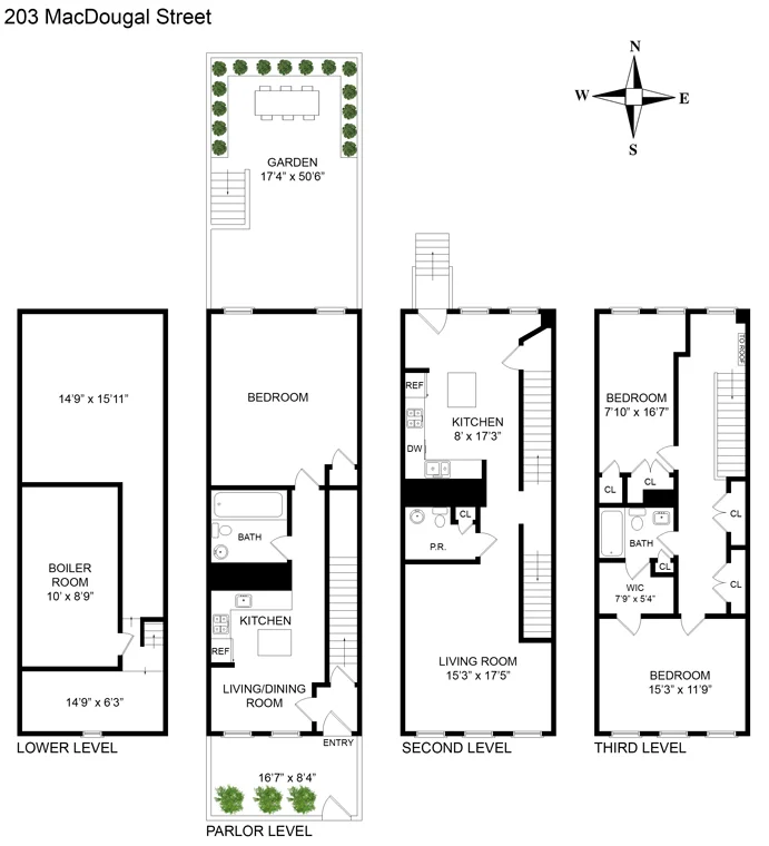 Unit for sale at 203 MacDougal Street, Brooklyn, NY 11233