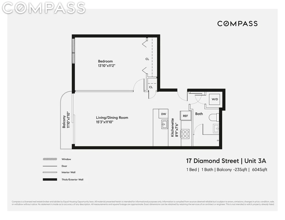 Unit for sale at 17 Diamond Street, Brooklyn, NY 11222