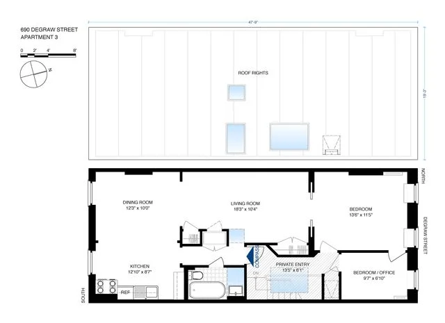 Unit for sale at 690 Degraw Street, Brooklyn, NY 11217