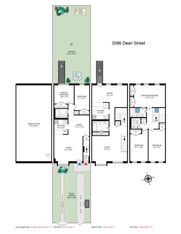 Unit for sale at 2086 Dean Street, Brooklyn, NY 11233