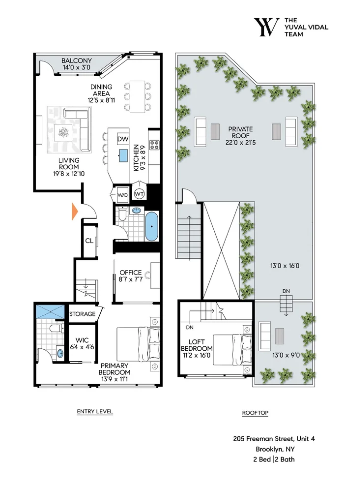 Unit for sale at 205 Freeman Street, Brooklyn, NY 11222