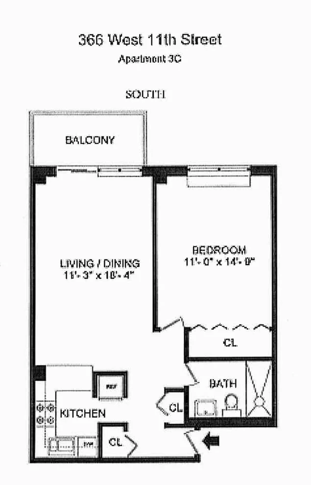 Unit for sale at 366 W 11TH Street, Manhattan, NY 10014