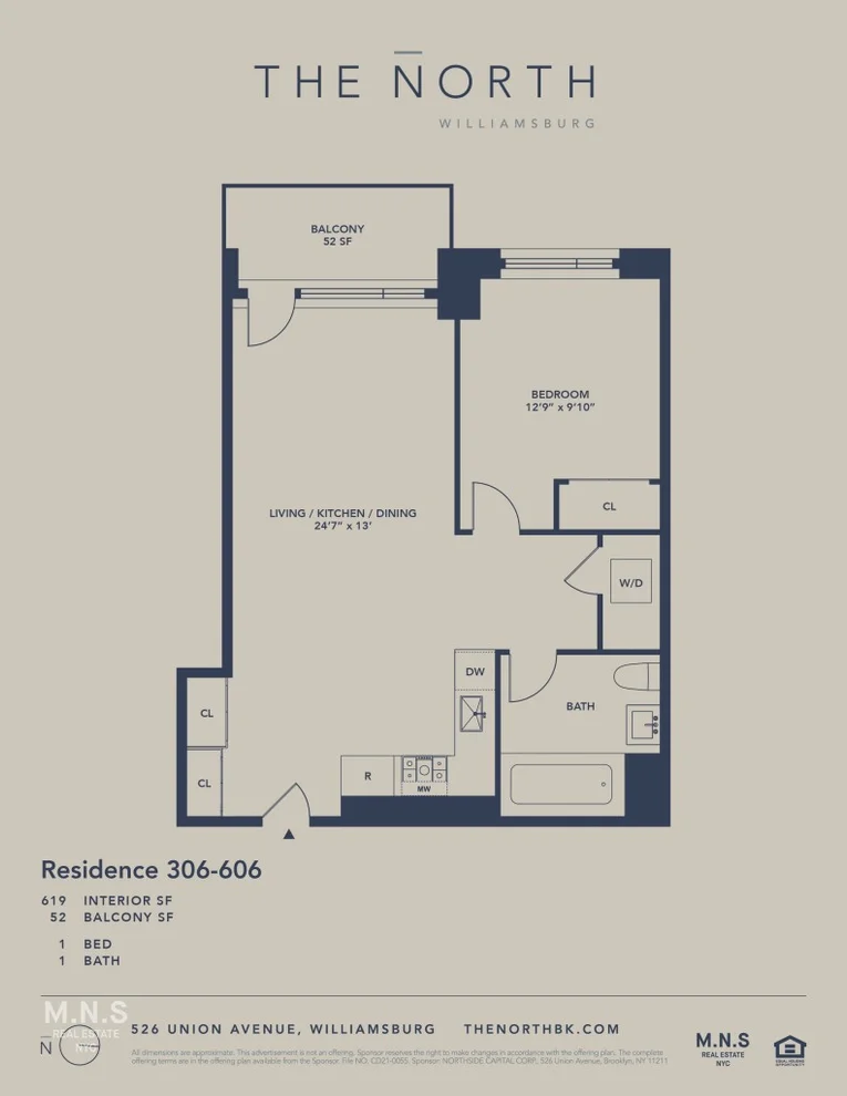 Unit for sale at 526 Union Avenue, Brooklyn, NY 11211