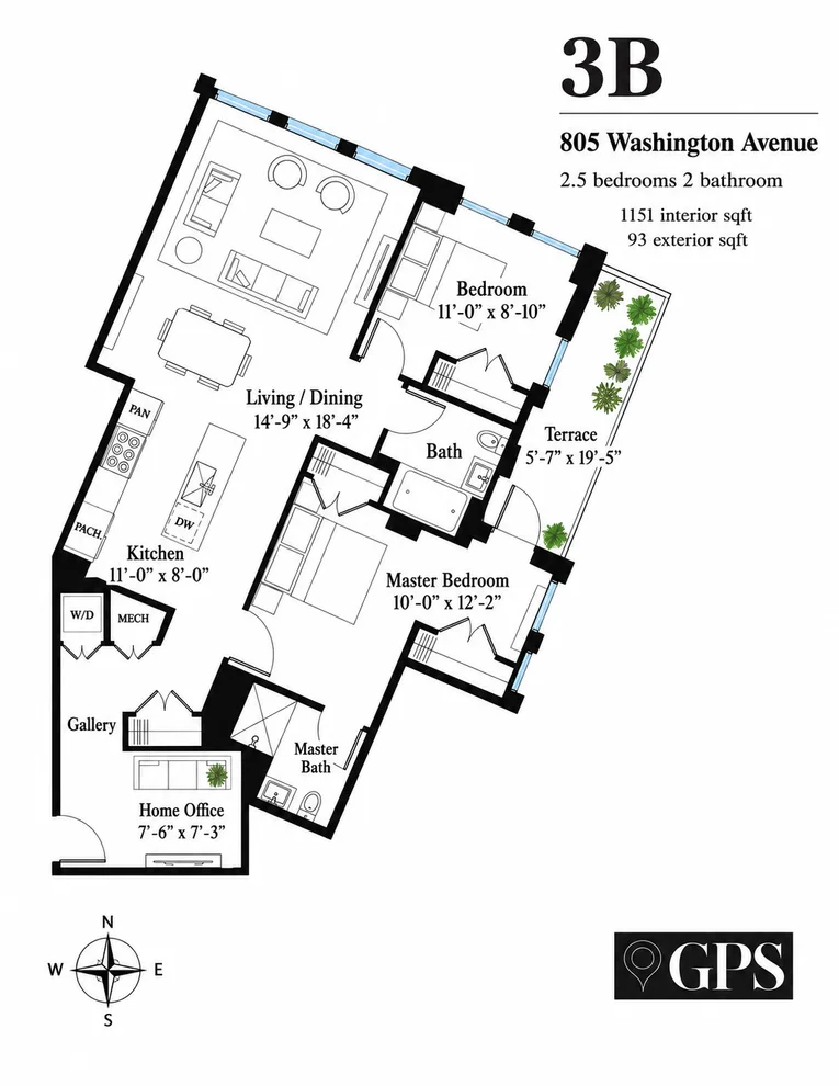 Unit for sale at 805 Washington Avenue, Brooklyn, NY 11238