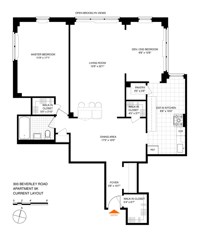 Unit for sale at 303 BEVERLEY Road, Brooklyn, NY 11218
