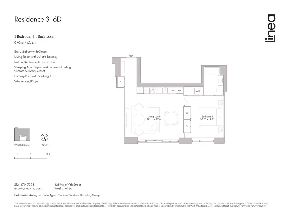 Unit for sale at 428 W 19TH Street, Manhattan, NY 10011