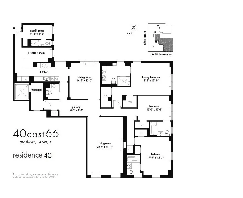 Unit for sale at 40 E 66TH Street, Manhattan, NY 10065