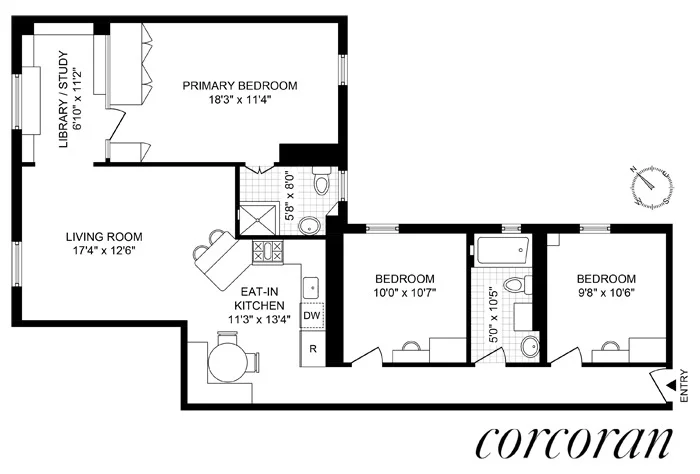 Unit for sale at 129 Columbia Hts, Brooklyn, NY 11201