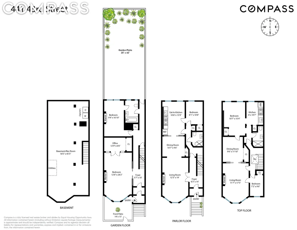 Unit for sale at 441 43rd Street, Brooklyn, NY 11232