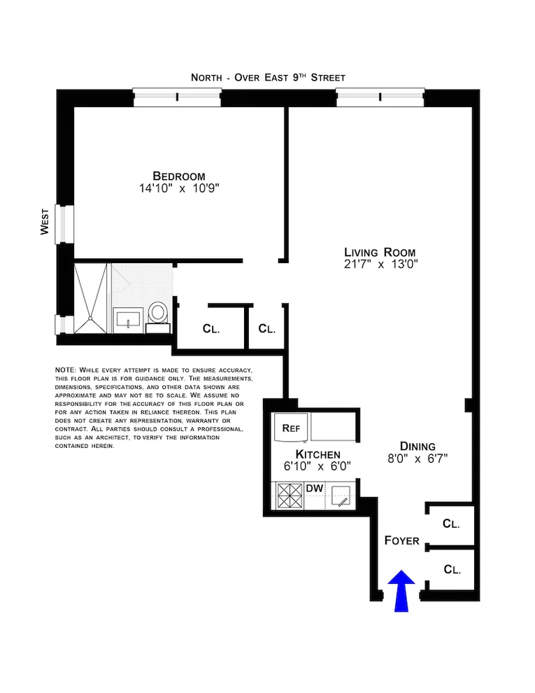 Unit for sale at 60 E 9TH Street, Manhattan, NY 10003