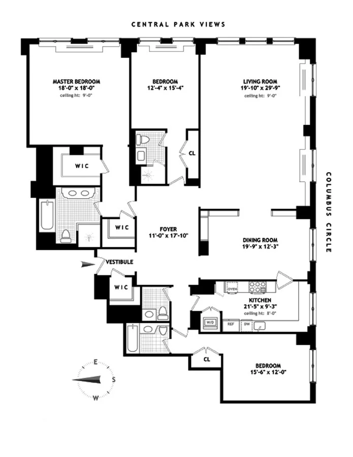Unit for sale at 15 CENTRAL Park W, Manhattan, NY 10023