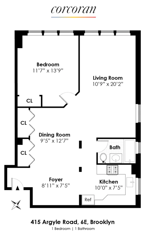 Unit for sale at 415 ARGYLE Road, Brooklyn, NY 11218