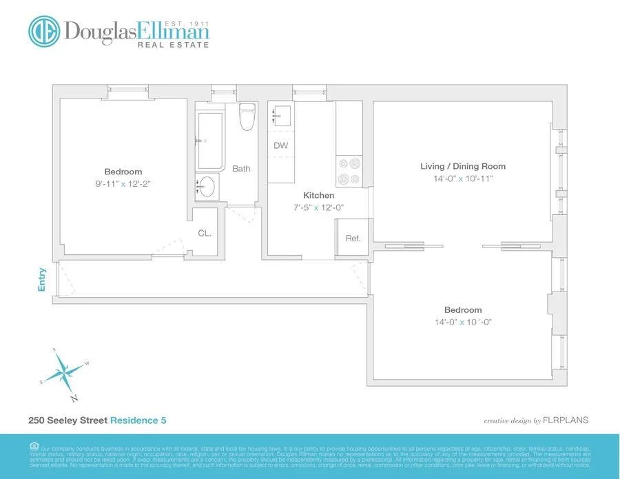 Unit for sale at 250 Seeley Street, Brooklyn, NY 11218