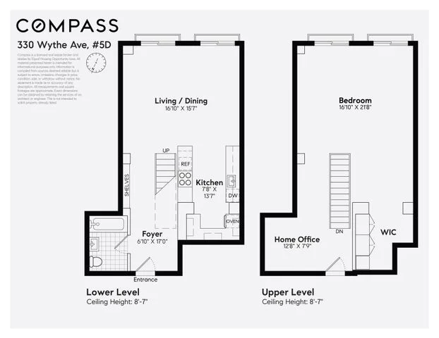 Unit for sale at 330 Wythe Avenue, Brooklyn, NY 11249