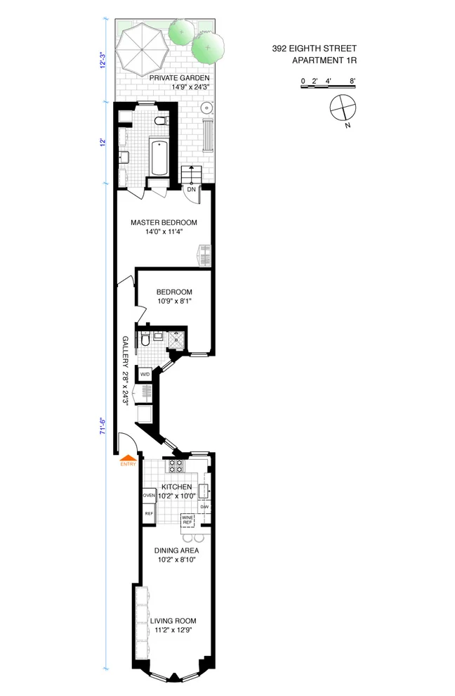 Unit for sale at 392 8th Street, Brooklyn, NY 11215