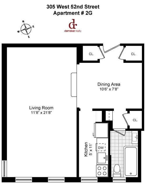 Unit for sale at 305 W 52ND Street, Manhattan, NY 10019