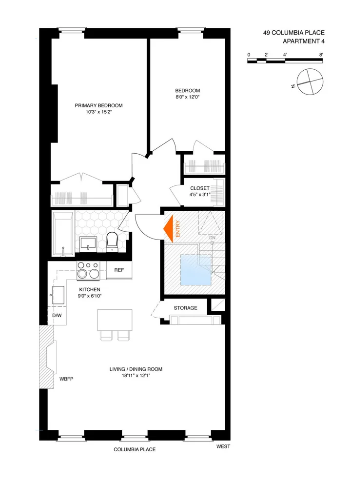 Unit for sale at 49 COLUMBIA Place, Brooklyn, NY 11201