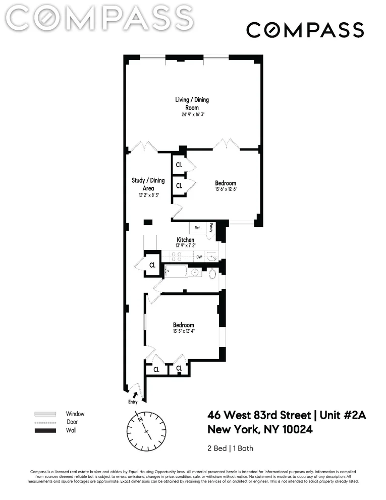 Unit for sale at 46 W 83rd Street, Manhattan, NY 10024