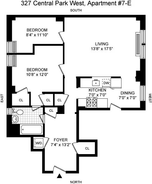 Unit for sale at 327 CENTRAL Park W, Manhattan, NY 10025