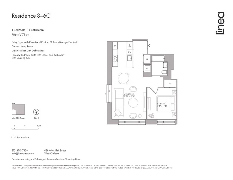 Unit for sale at 428 W 19TH Street, Manhattan, NY 10011