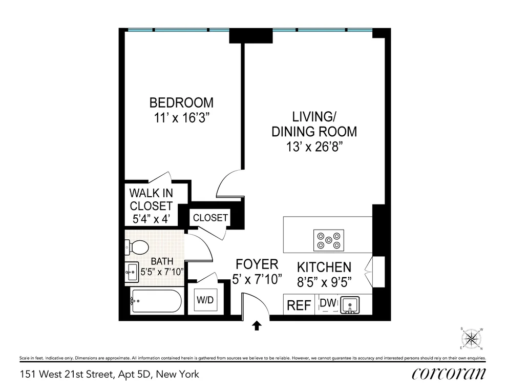 Unit for sale at 151 W 21ST Street, Manhattan, NY 10011