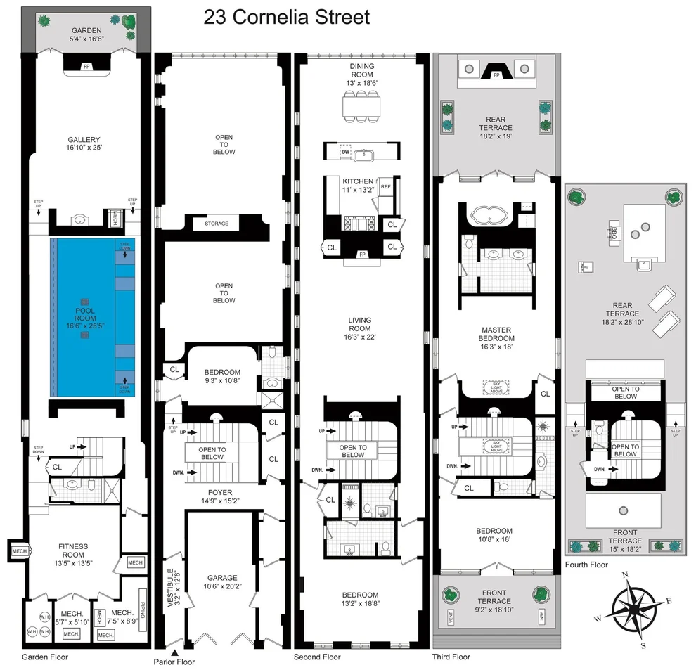Unit for sale at 23 CORNELIA Street, Manhattan, NY 10014