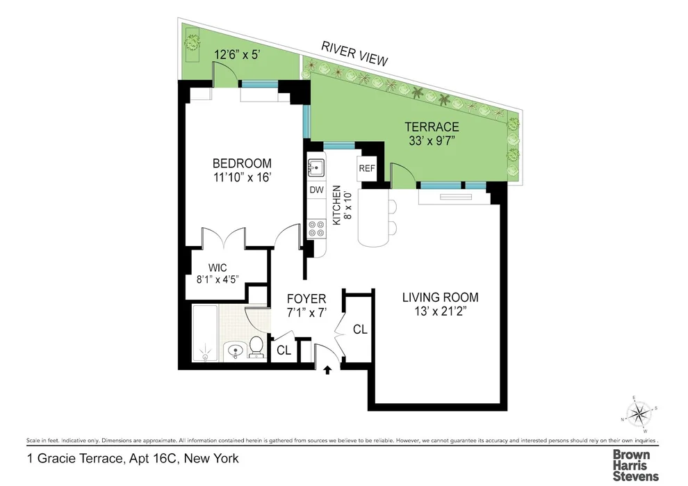 Unit for sale at 1 GRACIE Terrace, Manhattan, NY 10028
