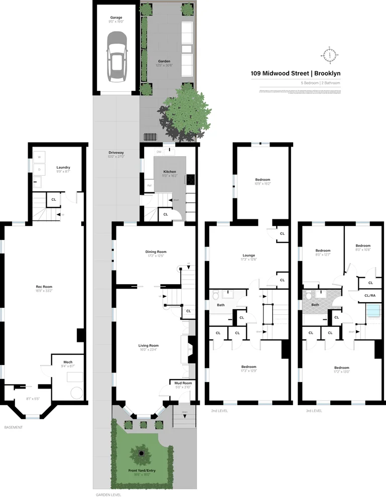 Unit for sale at 109 MIDWOOD Street, Brooklyn, NY 11225