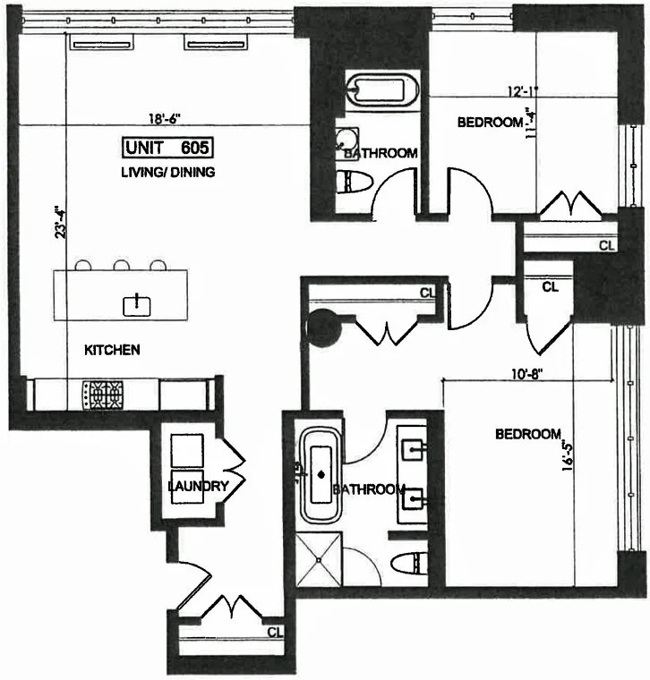 Unit for sale at 360 Furman Street, Brooklyn, NY 11201