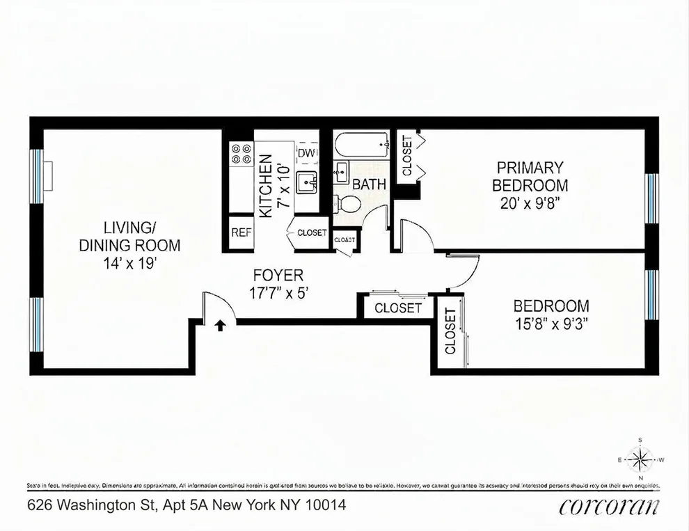 Unit for sale at 626 WASHINGTON Street, Manhattan, NY 10014