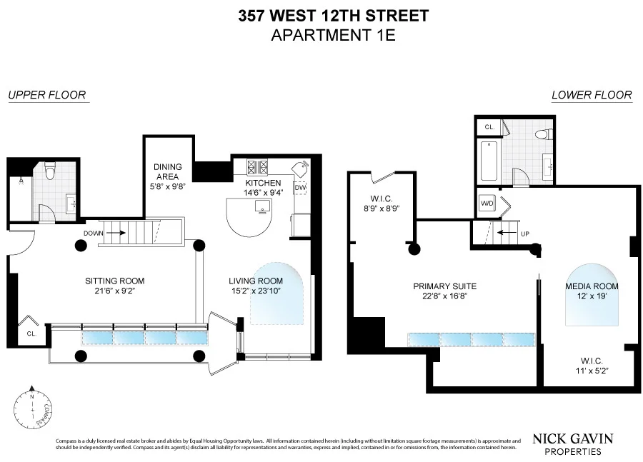 Unit for sale at 357 W 12th Street, Manhattan, NY 10014