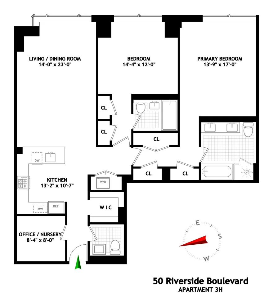 Unit for sale at 50 RIVERSIDE Boulevard, Manhattan, NY 10069