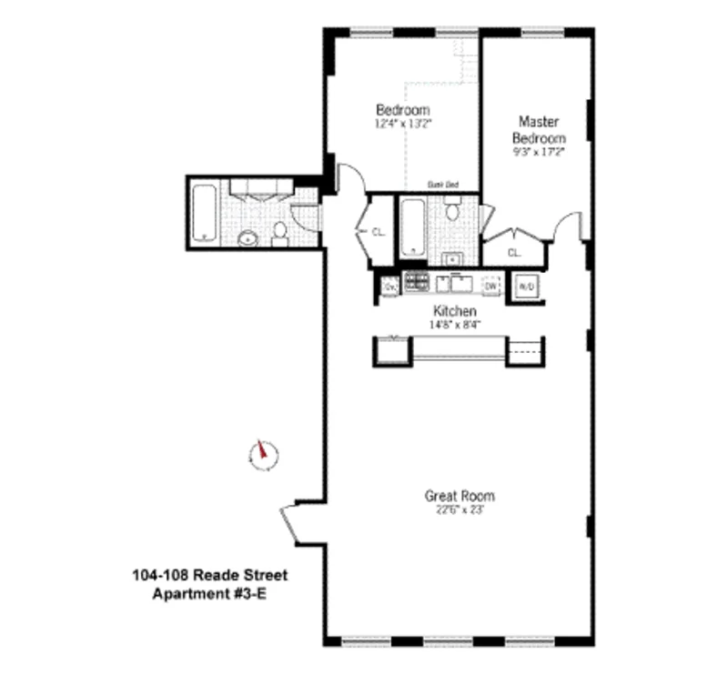 Unit for sale at 104 READE Street, Manhattan, NY 10013