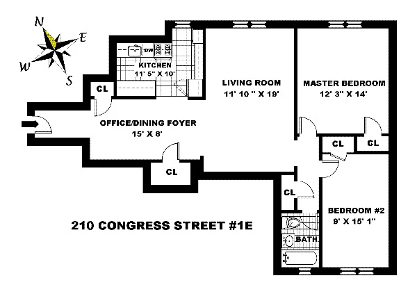 Unit for sale at 210 CONGRESS Street, Brooklyn, NY 11201