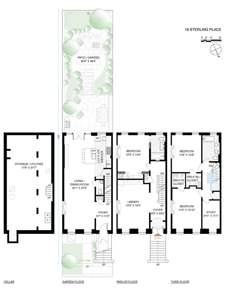 Unit for sale at 18 Sterling Place, Brooklyn, NY 11217