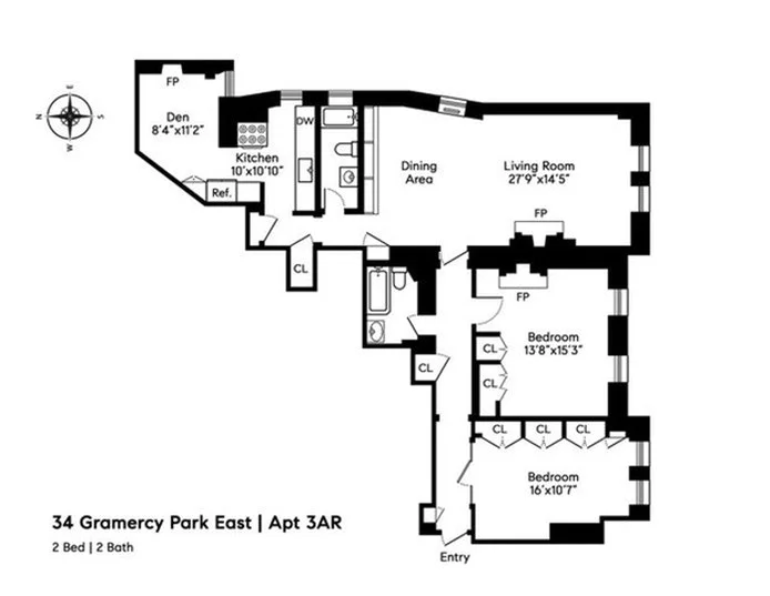 Unit for sale at 34 GRAMERCY Park E, Manhattan, NY 10003