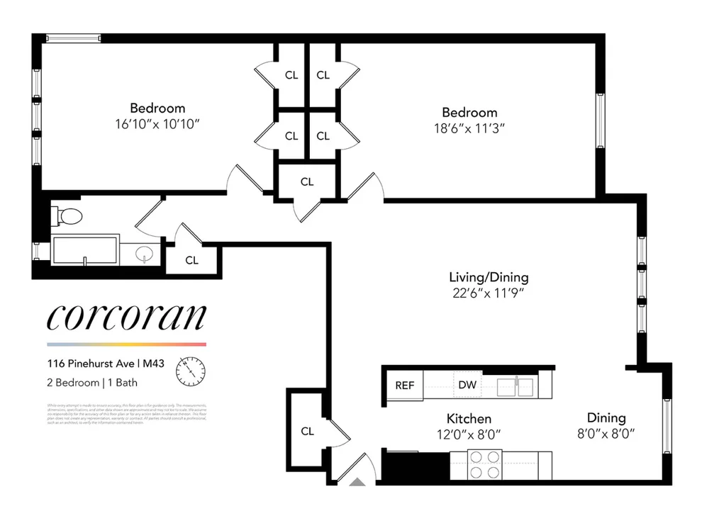 Unit for sale at 116 PINEHURST Avenue, Manhattan, NY 10033