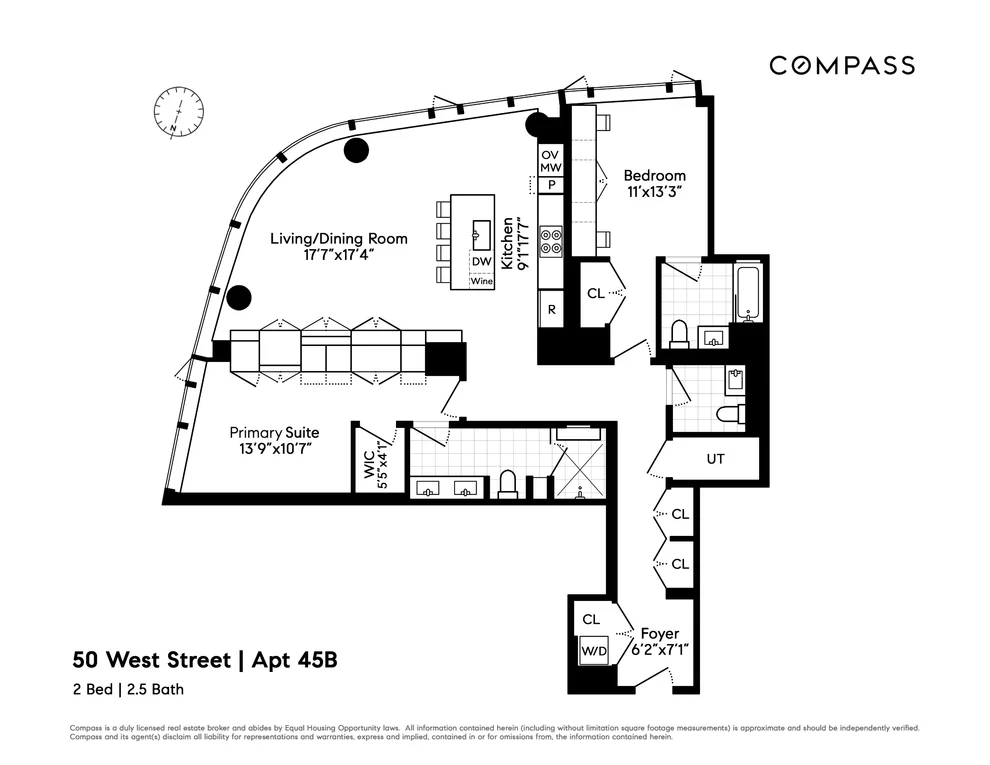 Unit for sale at 50 West Street, Manhattan, NY 10006