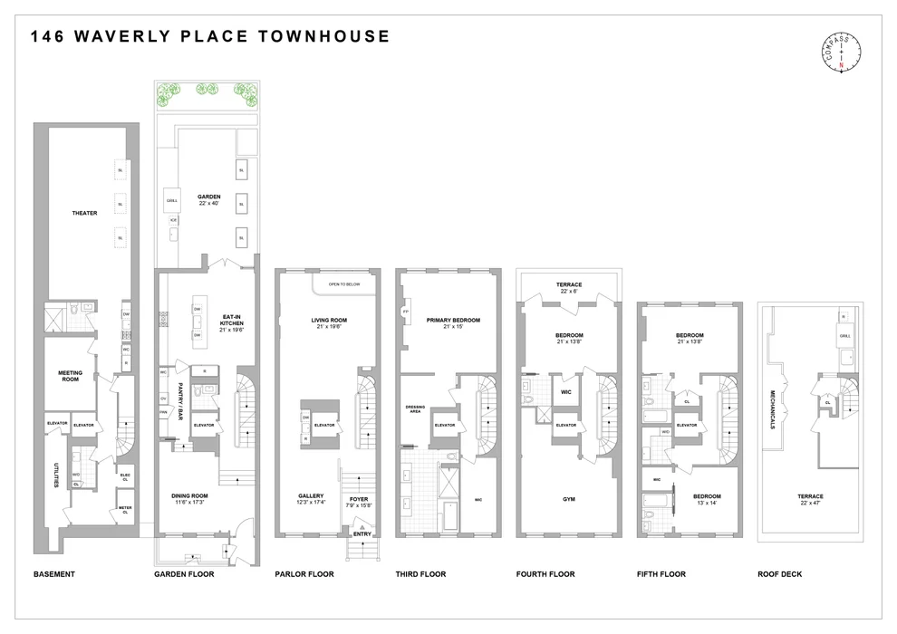 Unit for sale at 146 Waverly Place, Manhattan, NY 10014