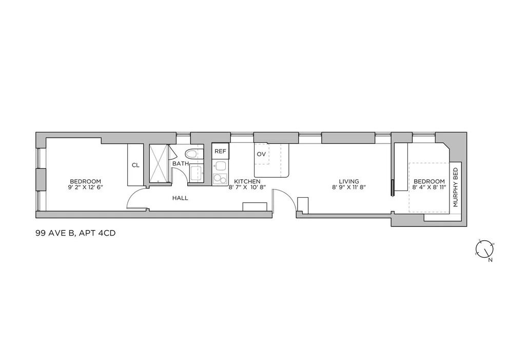 Unit for sale at 99 Ave B, Manhattan, NY 10009