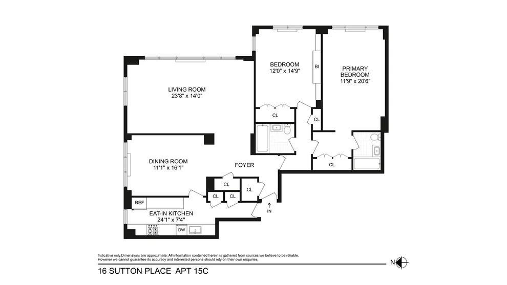 Unit for sale at 16 SUTTON Place, Manhattan, NY 10022