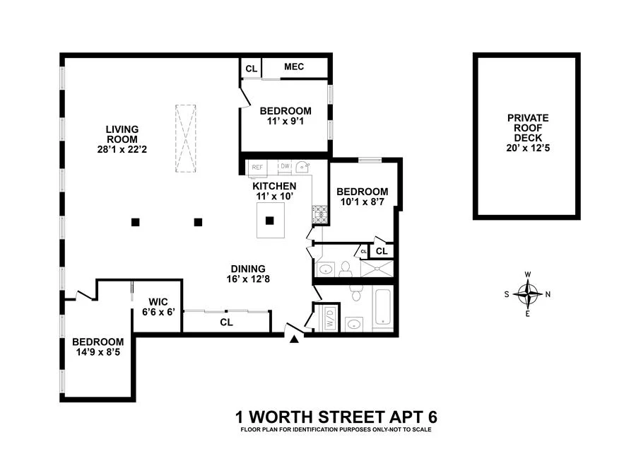 Unit for sale at 1 Worth Street, Manhattan, NY 10013