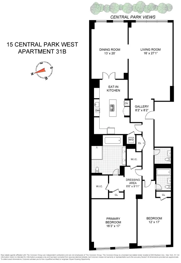 Unit for sale at 15 CENTRAL Park W, Manhattan, NY 10023