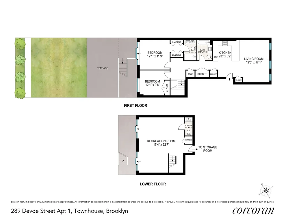 Unit for sale at 289 Devoe Street, Brooklyn, NY 11211