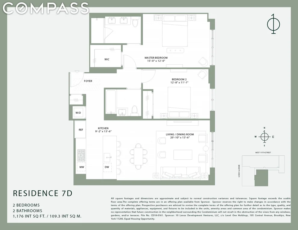 Unit for sale at 10 Lenox Avenue, Manhattan, NY 10026