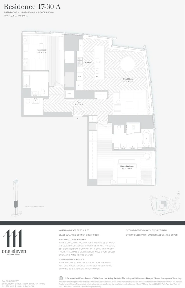 Unit for sale at 111 MURRAY Street, Manhattan, NY 10007