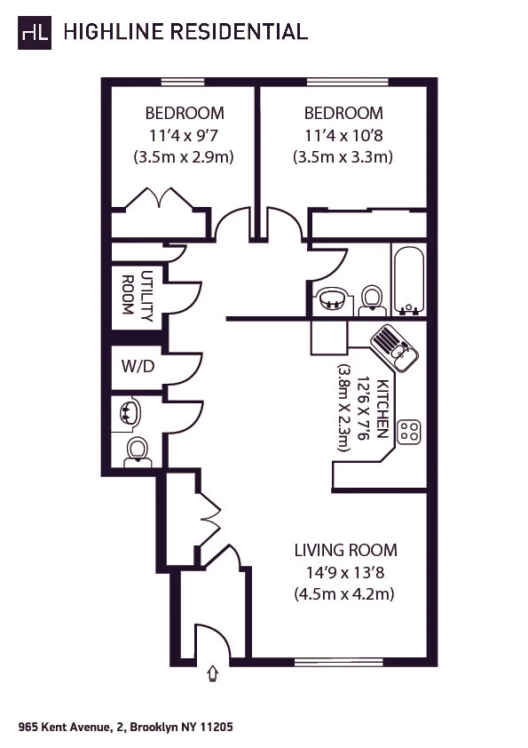 Unit for sale at 965 KENT Avenue, Brooklyn, NY 11205