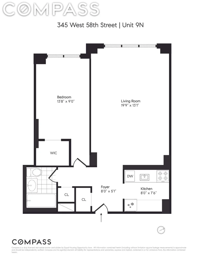 Unit for sale at 345 W 58th Street, Manhattan, NY 10019