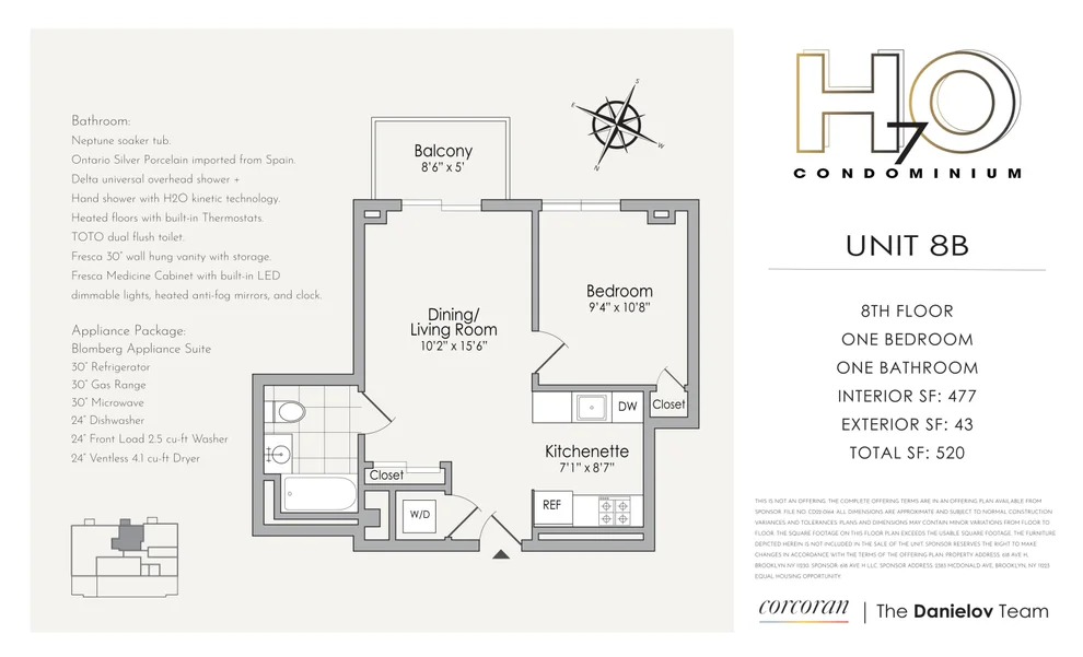 Unit for sale at 618 Ave H, Brooklyn, NY 11230