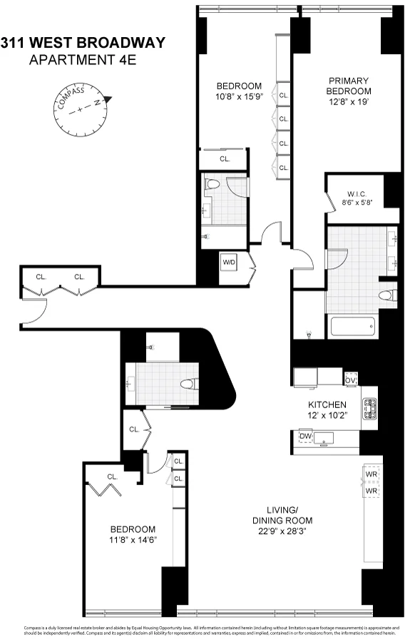 Unit for sale at 311 W Broadway, Manhattan, NY 10013